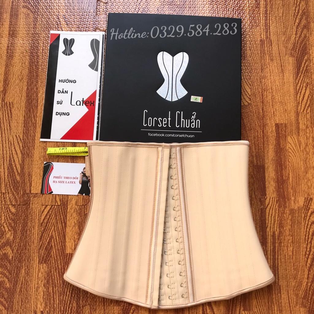 Đai nịt bụng latex giảm béo - Gen nịt bụng chống cuộn cao cấp - Nịt bụng latex Hy Lạp 25 xương
