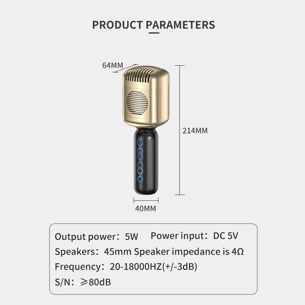 Micro Karaoke Bluetooth Cao Cấp Mitsunal 600 Tích Hợp Loa Bass Không Dây, Thiết kế giảm tiếng ồn tự động ba lớp, khôi phục âm thanh thực, trải nghiệm đẳng cấp karaoke, Hỗ Trợ Thẻ Nhớ, Cổng 3.5, Cổng sạc Type-C- Hàng Chính Hãng