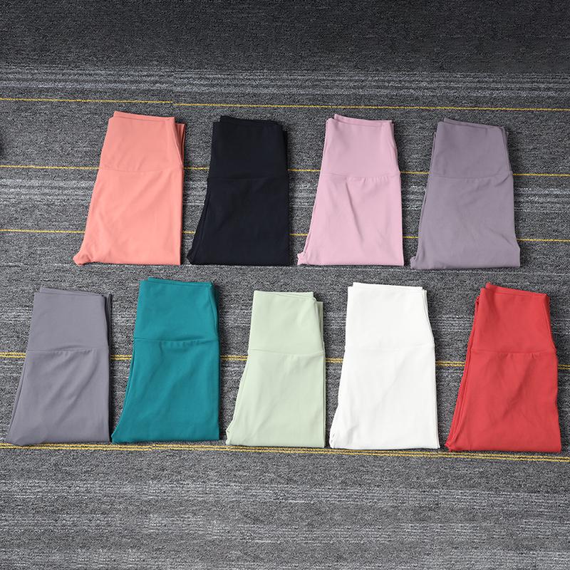 Mới Tập Yoga Nữ Quần Legging Thể Dục Nylon Cao Cấp Quần Dài Nữ Hông Đẩy Lên Quần Tập Gym Nữ quần Áo