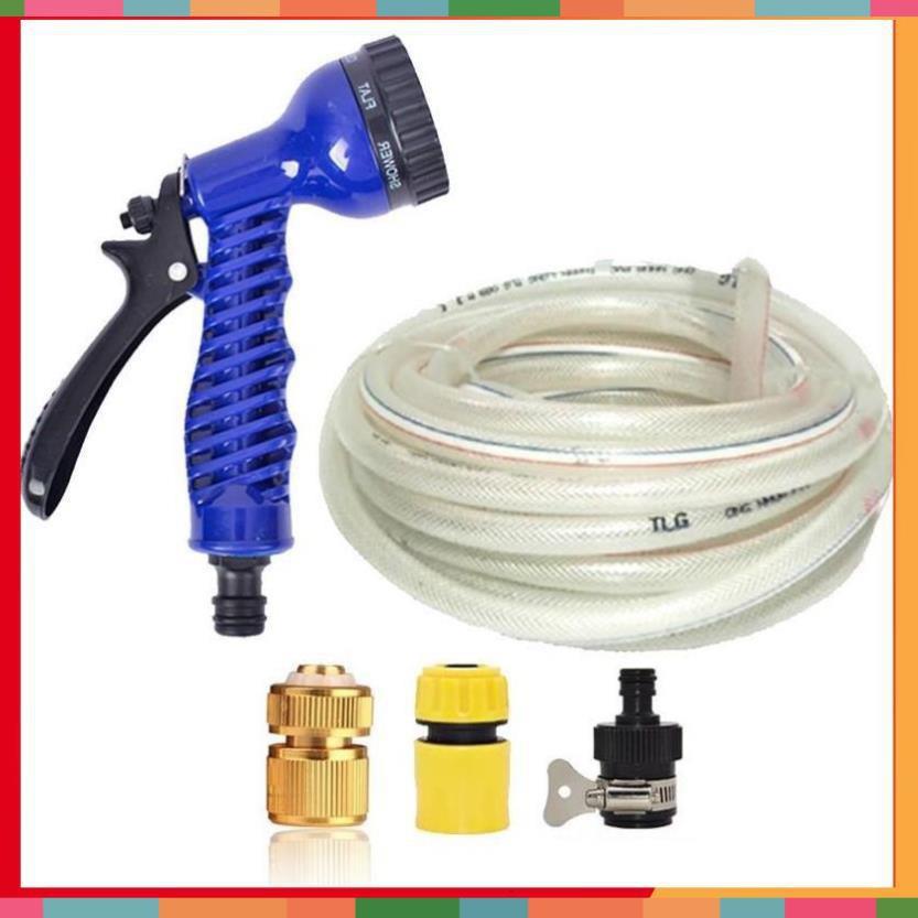 Bộ dây vòi xịt rửa xe, tưới cây, dọn dẹp nhà cửa 3-5m  206843