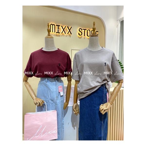 Áo Thun Nữ Polo chất tuyết nhung phom rộng giấu quần siêu xinh