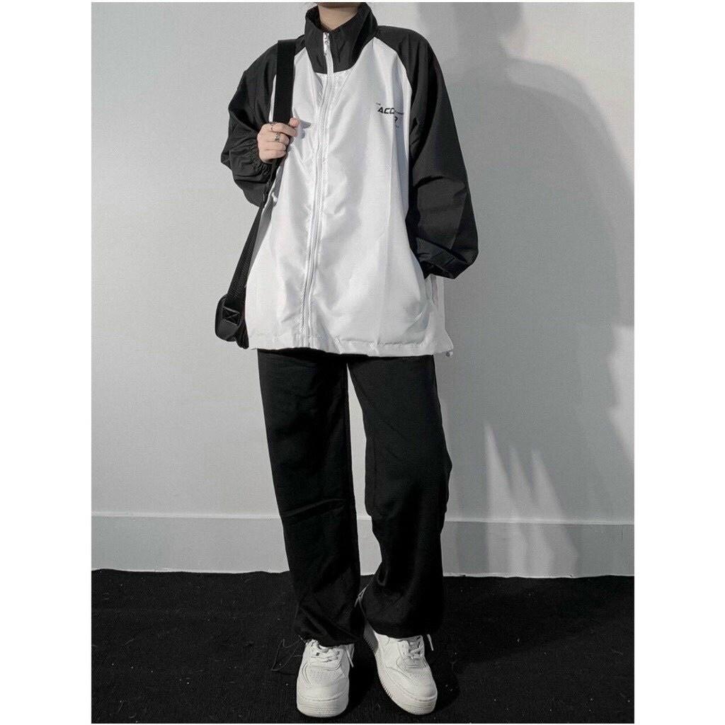 Áo Khoác Dù Bomber 2 Lớp A.COVER Ulzzang Nam Nữ Unisex Form Rộng Unisex