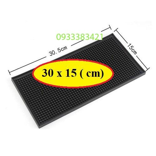 Bộ 3 Thảm Lót Cao Su Quầy Bar, Thảm bar pha chế, Thảm bar cao su chống trượt cao cấp (Rubber Bar Mat