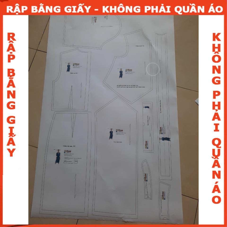 Rập giấy A0 mã 828 (BẢN VẼ) rập đầm