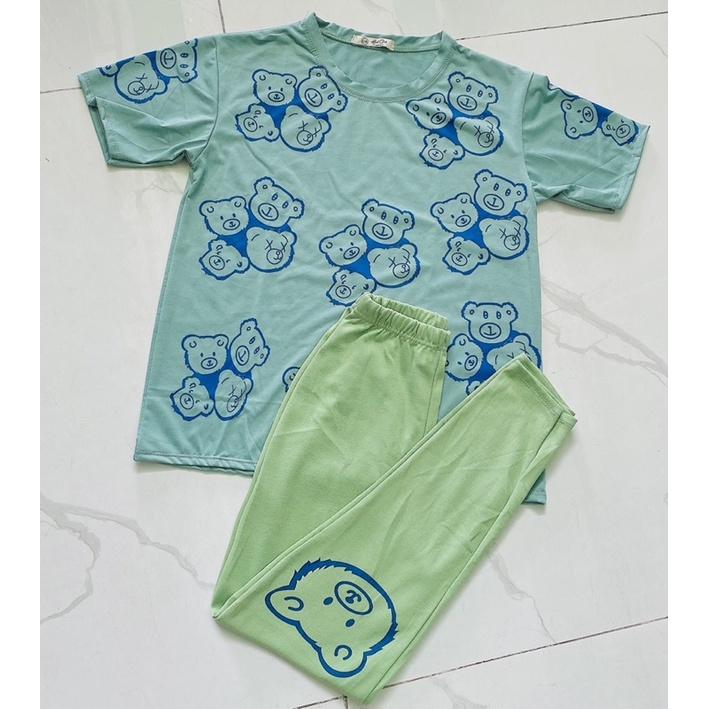 ĐỒ BỘ HÌNH GẤU XINH XẮN COTTON 100%