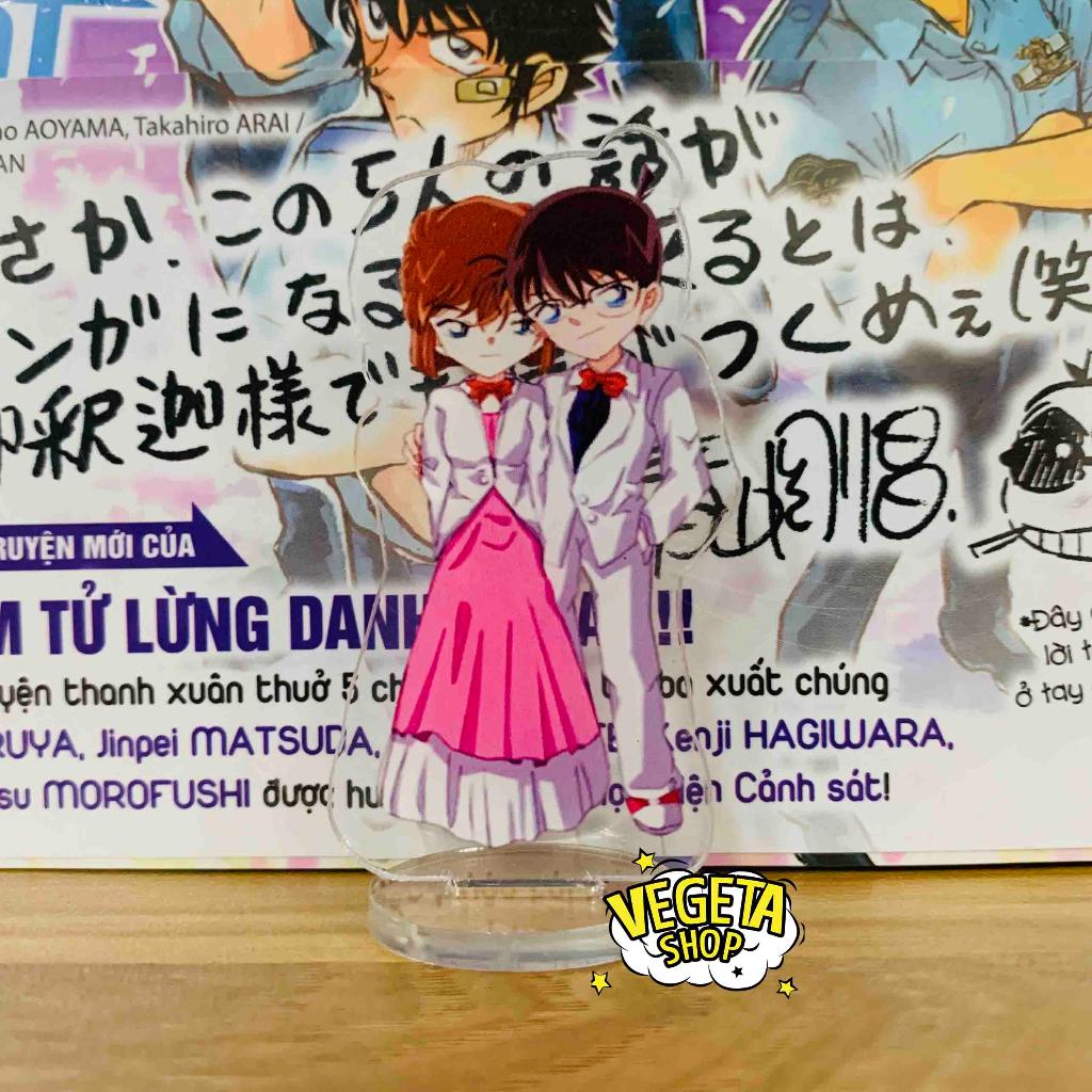 Mô Hình Tượng Standee Acrylic Mica 2 mặt cao 6,5cm - Conan Haibara Ran Mori Ayumi Mitsuhiko Genta Đội Thám tử nhí lớp 1B