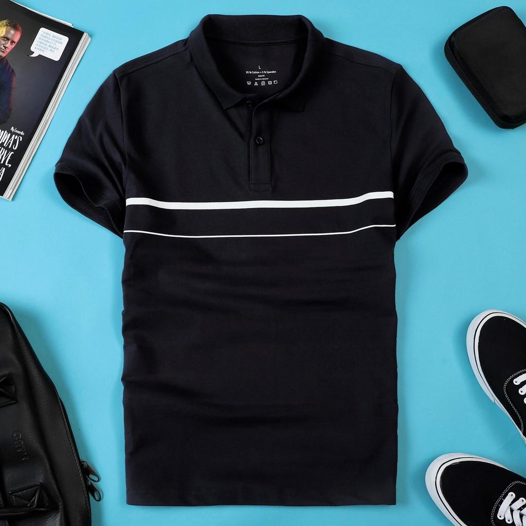 SALE 50% -Áo thun POLO thiết kế vải cá sấu cotton cao cấp ngắn tay cực sang trọng