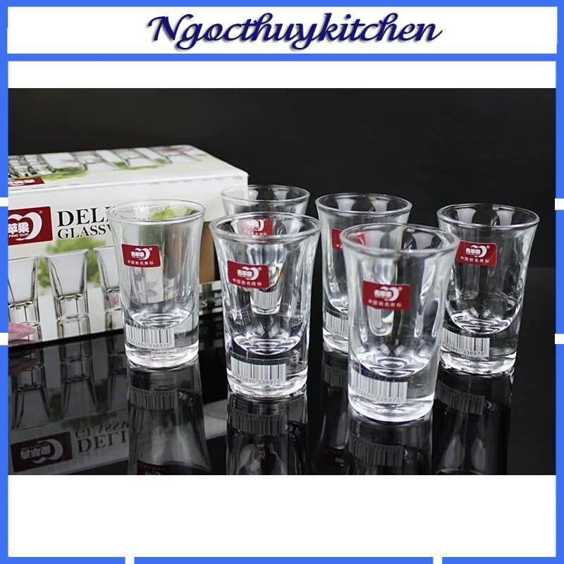 Hộp 6 ly rượu shot 35ml