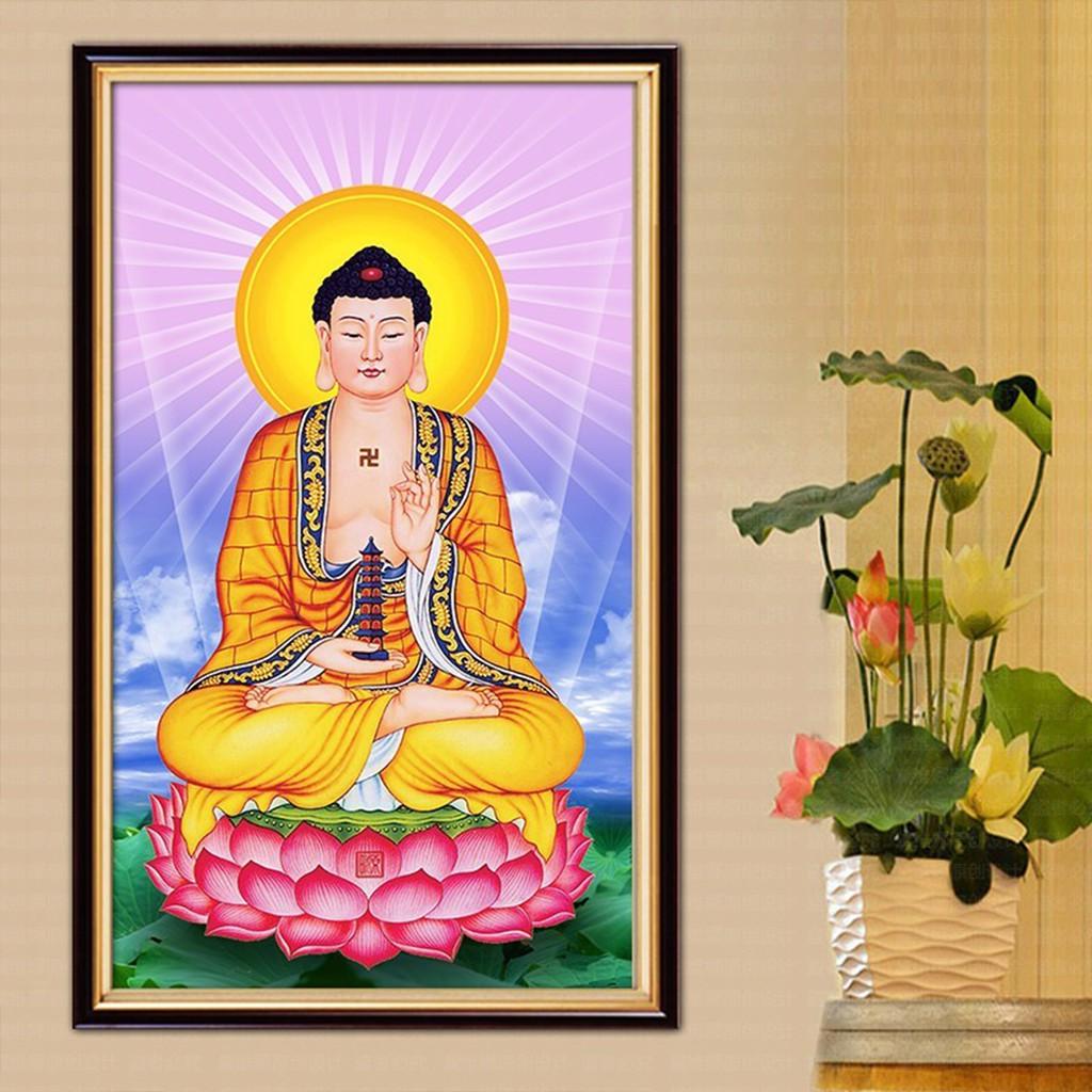 Tranh đá Phật Dược Sư DF2570 - kích thước: 35 * 50cm.