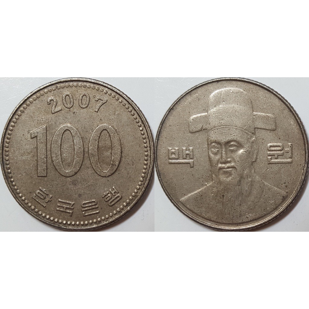 Đồng xu 100 Won Hàn Quốc (South Korea) 1983-Nay