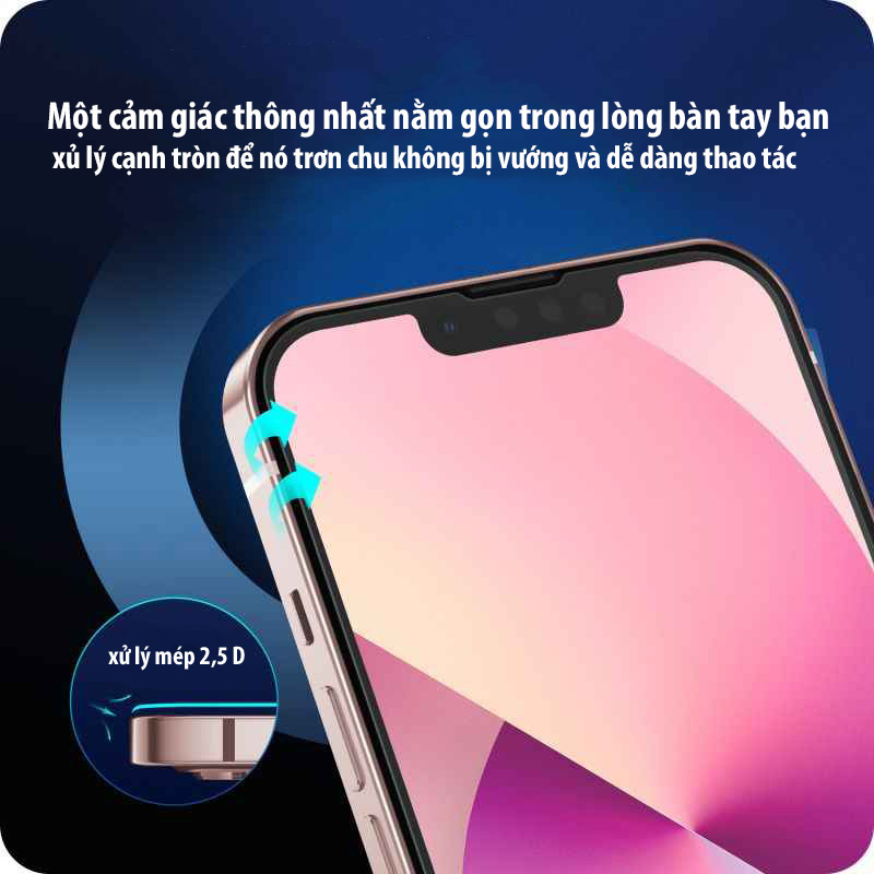 Kính cường lực iPhone 13 PRO MAX chống xước chống bám vân tay độ cứng cao 9h cho iphone 13 PRO MAX