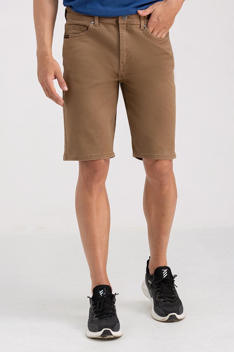 Quần short jeans nam form vừa SP22SS01-JN - RED