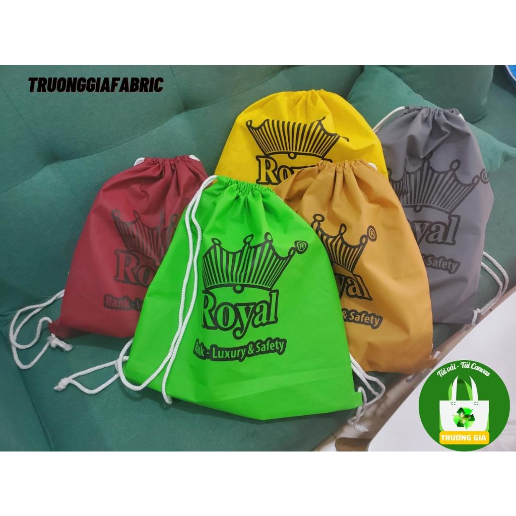 Túi Vải Không Dệt May Dây Rút dáng thể thao in hình vương hiện Trương Gia Túi Vải - Túi Canvas