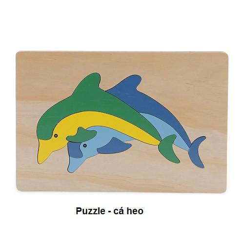 Tranh ghép các loài động vật - Puzzle 16x24xm- phần 2