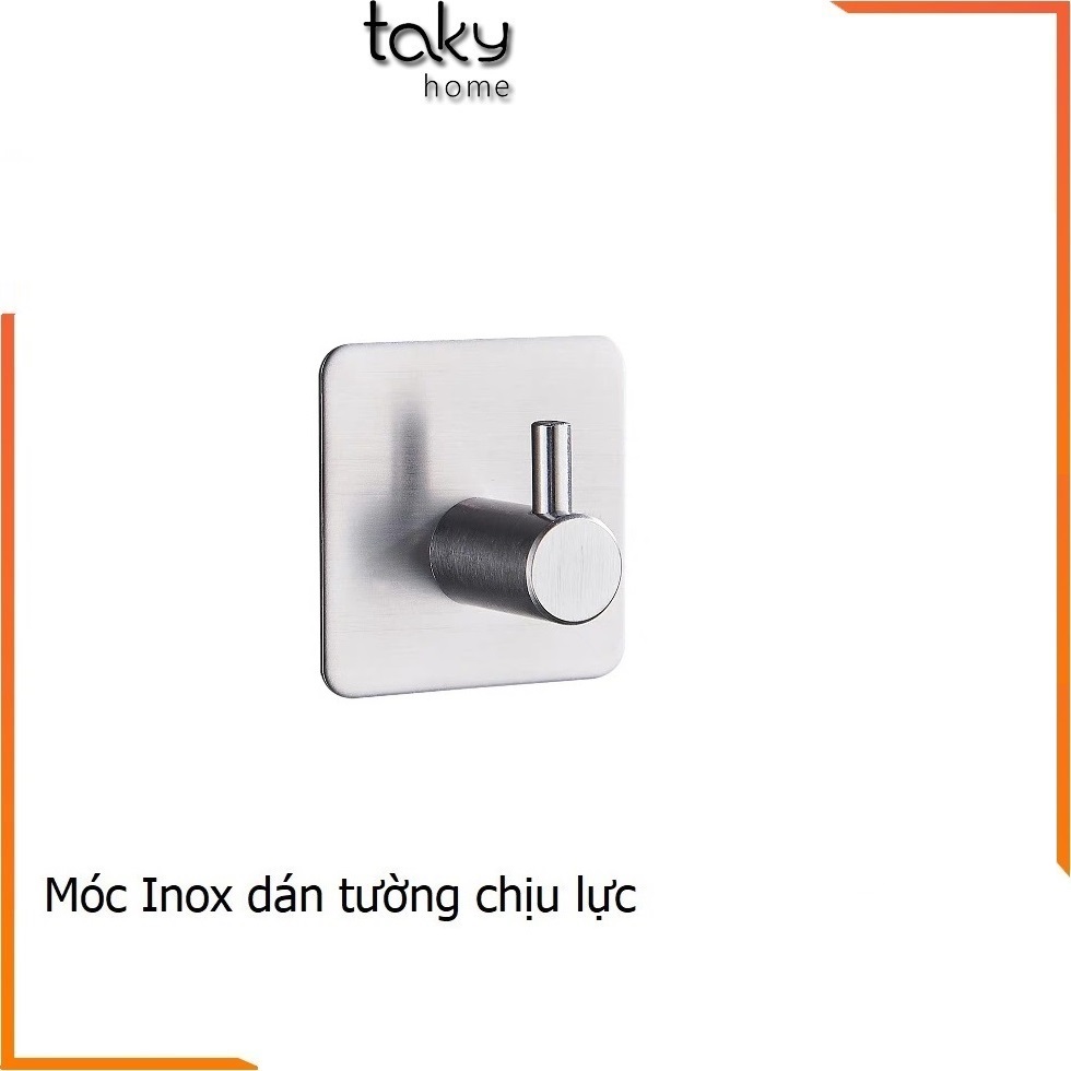 Móc Treo Đồ Dùng Khu Bếp, Nhà Tắm, Móc Dán Tường Chịu Lực, Móc Treo Quần Áo, Móc Inox Siêu Chắc Chắn. TakyHome 2007