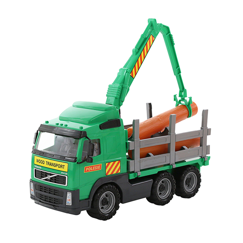 Xe đồ chơi trẻ em chỡ gỗ nhỏ Volvo PowerTruck – Polesie Toys