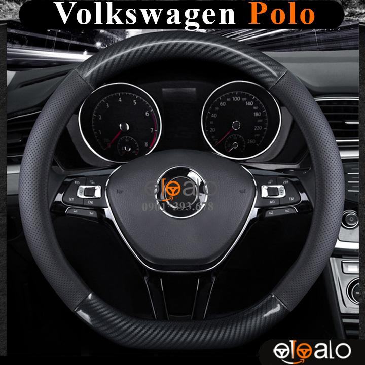 Bọc vô lăng xe ô tô Volkswagen Passat da PU cao cấp - OTOALO