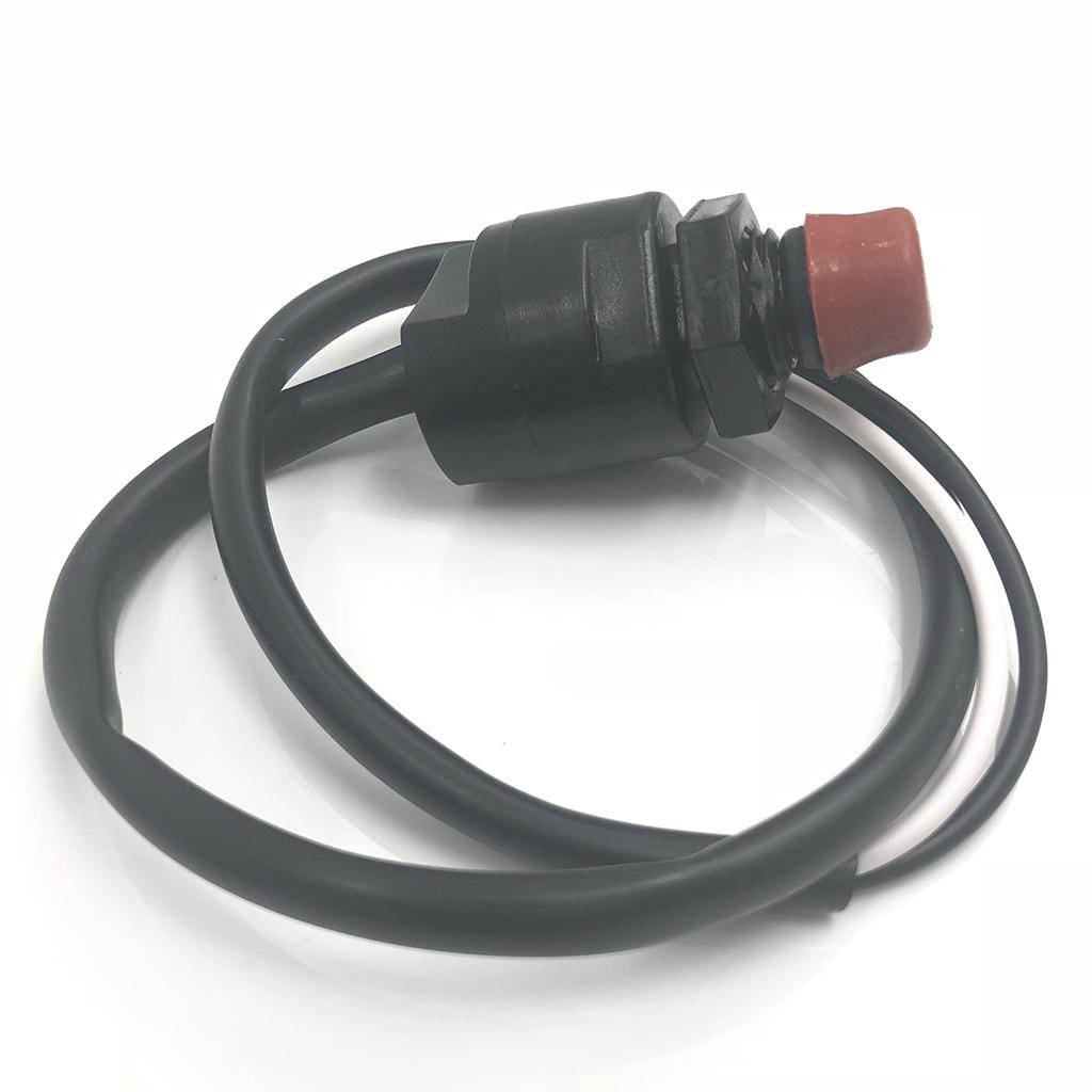 Alloy 2-Stroke/4-Stroke Outboard Kill Stop Switch with Safety Tether Cord