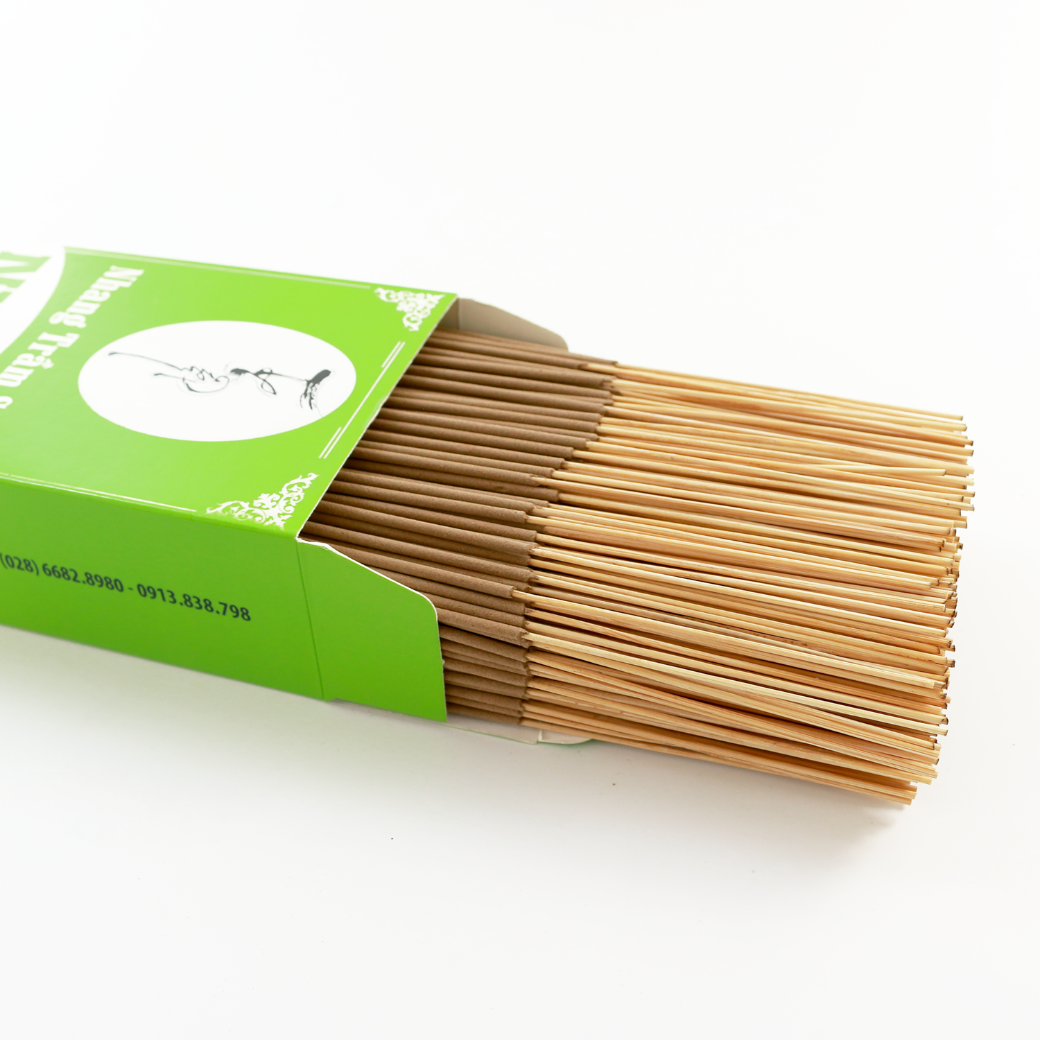 Nhang Xanh 30cm - 500g (hơn 500 cây) Chân Tăm Mộc Nhang Trầm Sạch Vì sức khỏe NHANG THIỀN