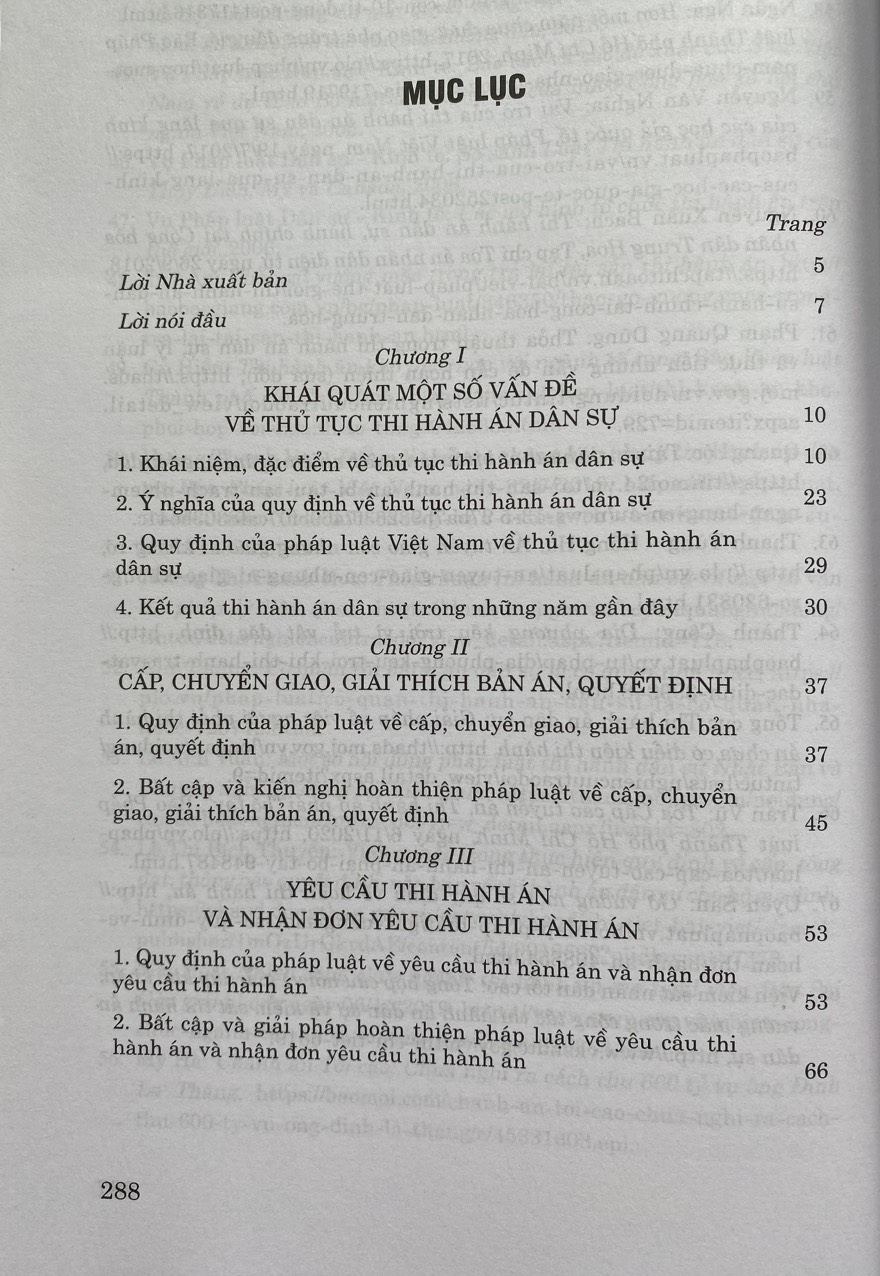 Pháp luật về thủ tục thi hành án dân sự