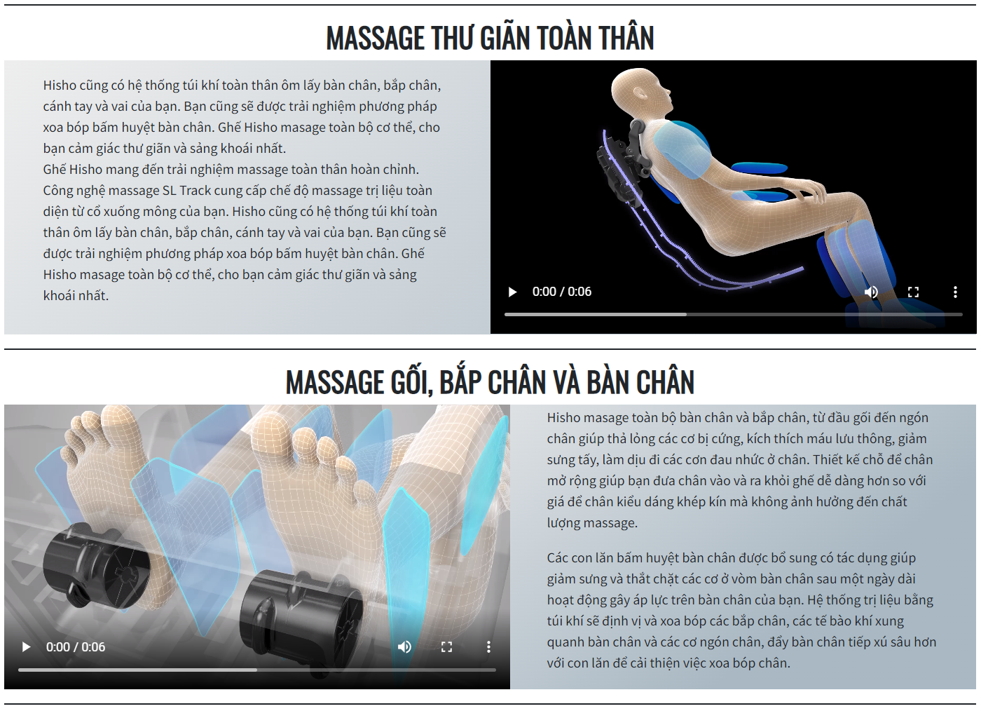 Ghế Massage Toàn Thân Nhật Bản Johnson Synca Hisho MR3000