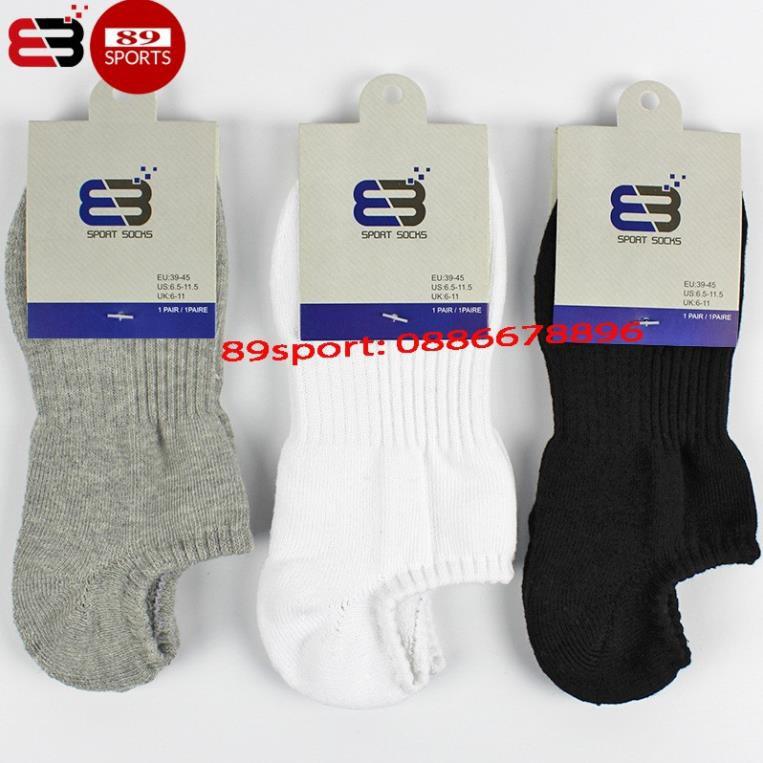 Tất thể thao 8sport Hot nhất năm. Chất Cotton 100%, Siêu MỀM MẠI, THOẢI MÁI, rãnh nhăn chống trơn, phù hợp chơi thể thao