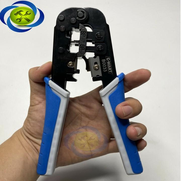 Kìm bấm dây mạng C-Mart B0033 loại 6P 8P