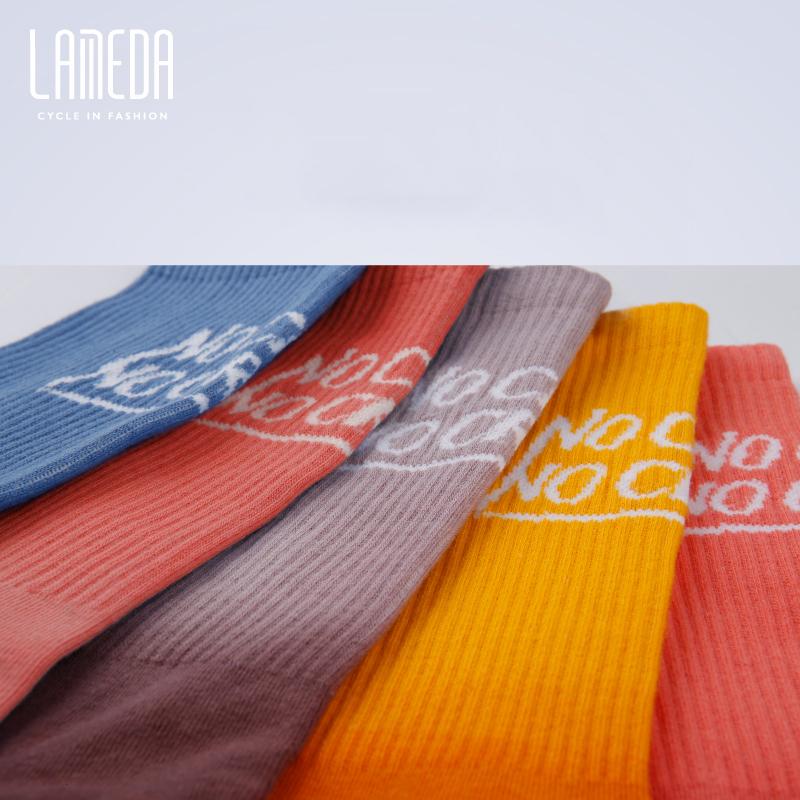 Lameda Xe Đạp Chuyên Nghiệp Đường Đi Tất Nam Nữ Xe Đạp Xe Đạp Thể Thao Tất Giữa Ống Tất Chạy Color: Brown Size: L