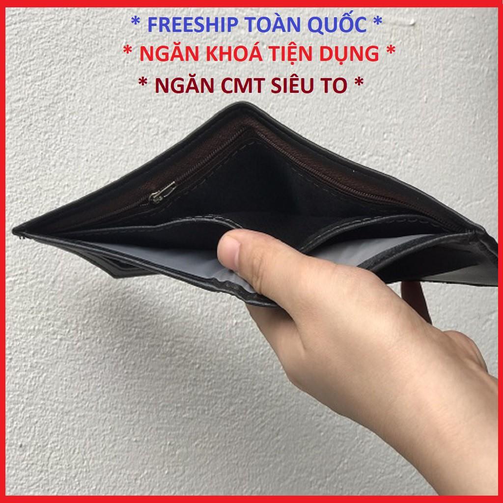 Bóp ví Nam - Ví nam thời trang cao cấp trẻ trung nam tính chất da PU đẹp GC06