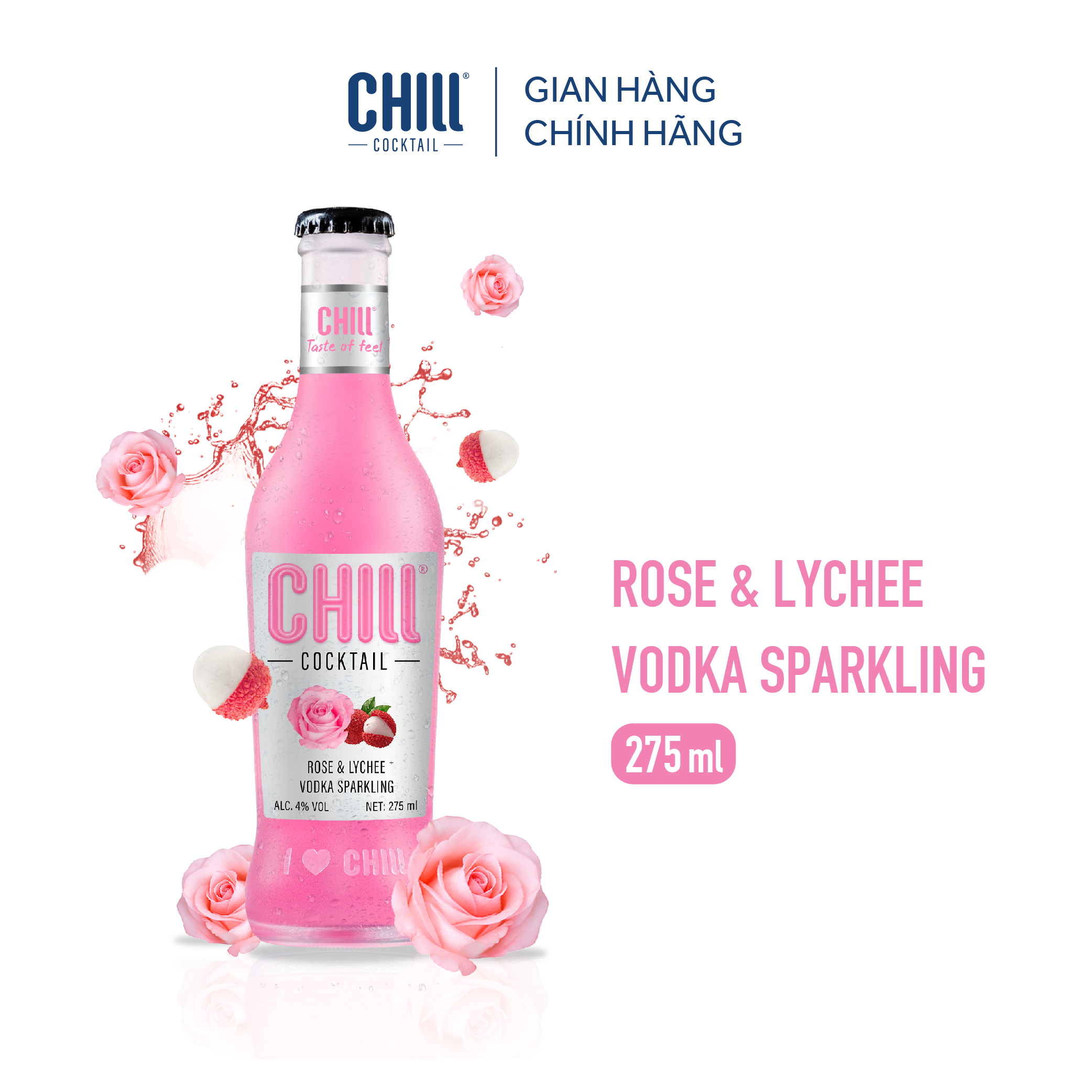 Combo 3 thùng 6 chai Chill Cocktail Original mix vị 275ml/chai