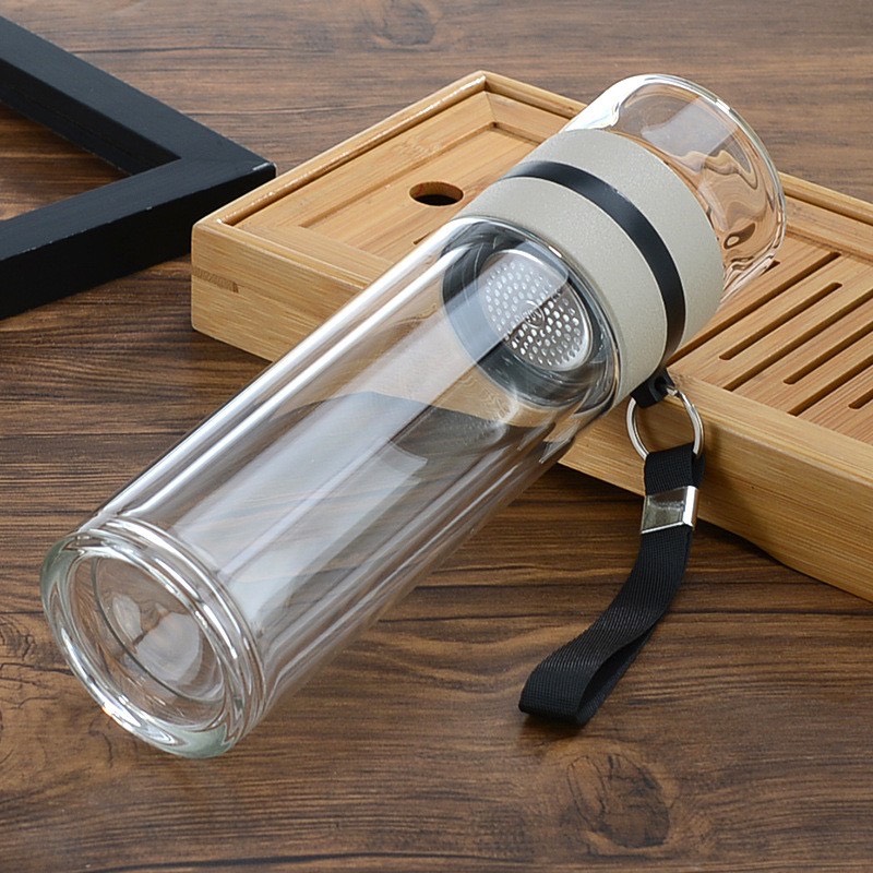 Bình Pha Trà Cao Cấp Cách Nhiệt Tốt Doron MS39 - Hai Lớp Thủy Tinh Giữ Nhiệt - Dung Tích 400ml - Hàng Chính Hãng