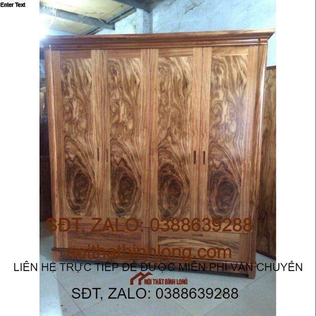 Tủ quần áo gỗ hương xám giá siêu cạnh tranh