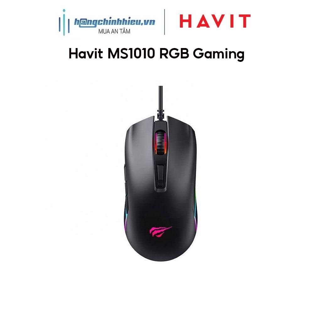 Chuột Havit MS1010 RGB Gaming Hàng chính hãng