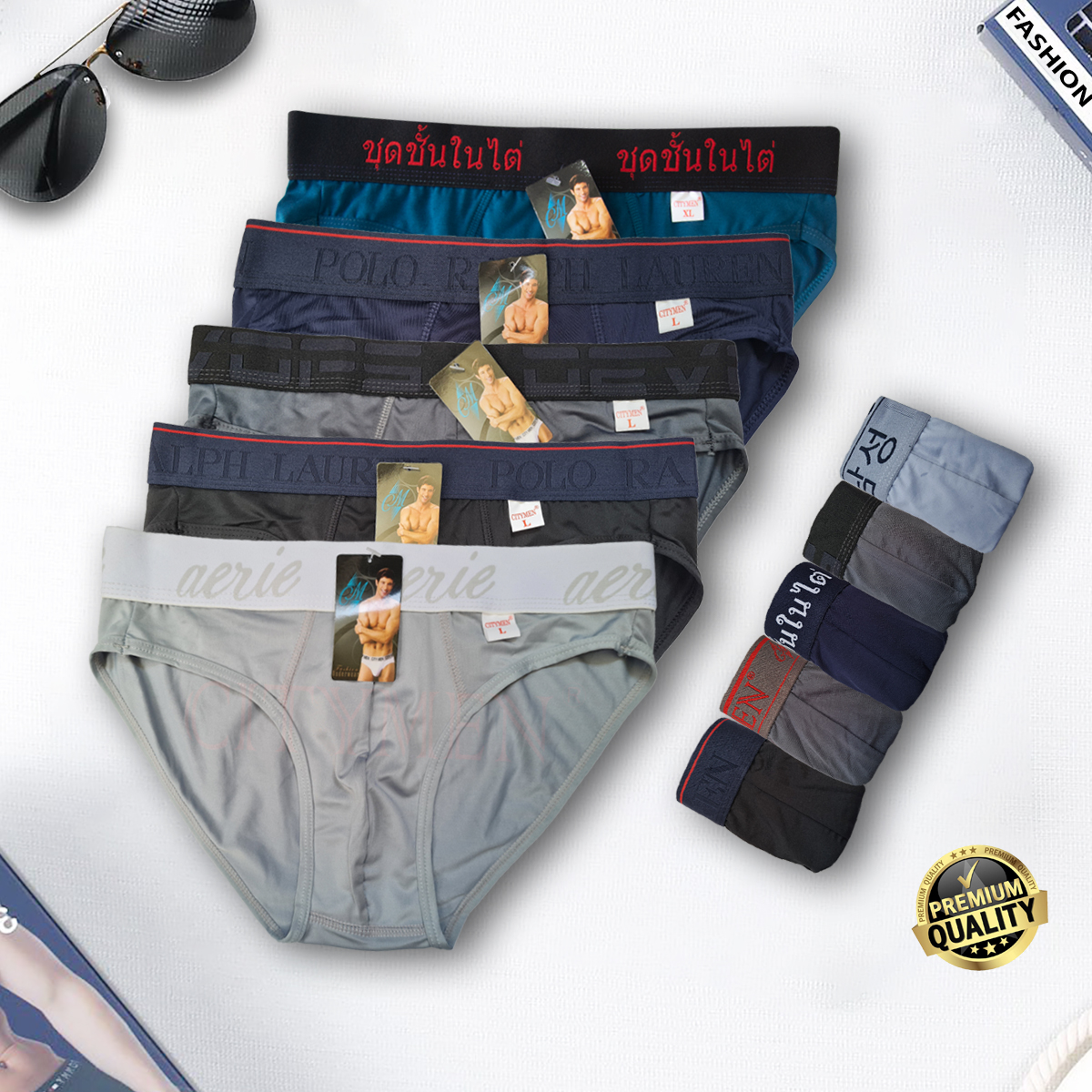 Combo 4 Quần Lót Nam hiệu CITYMEN vải thun lạnh co giãn 4 chiều nhiều lưng màu ngẫu nhiên, đồ lót - LMTK-MULTIAL