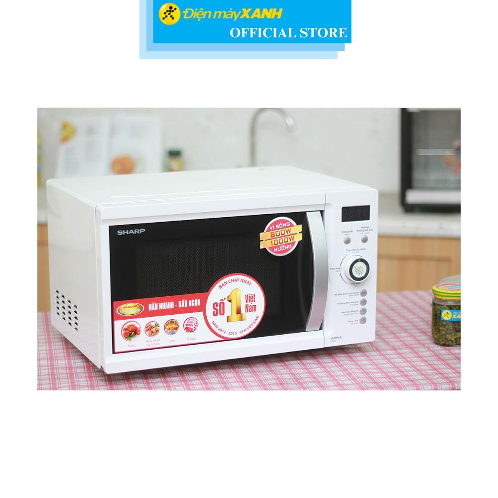 Lò vi sóng có nướng Sharp R-G371VN-W 23 lít - Hàng Chính Hãng