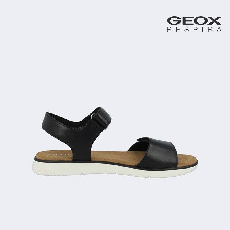 Giày Sandals Nữ GEOX D Dandra D - BLACK/GUN