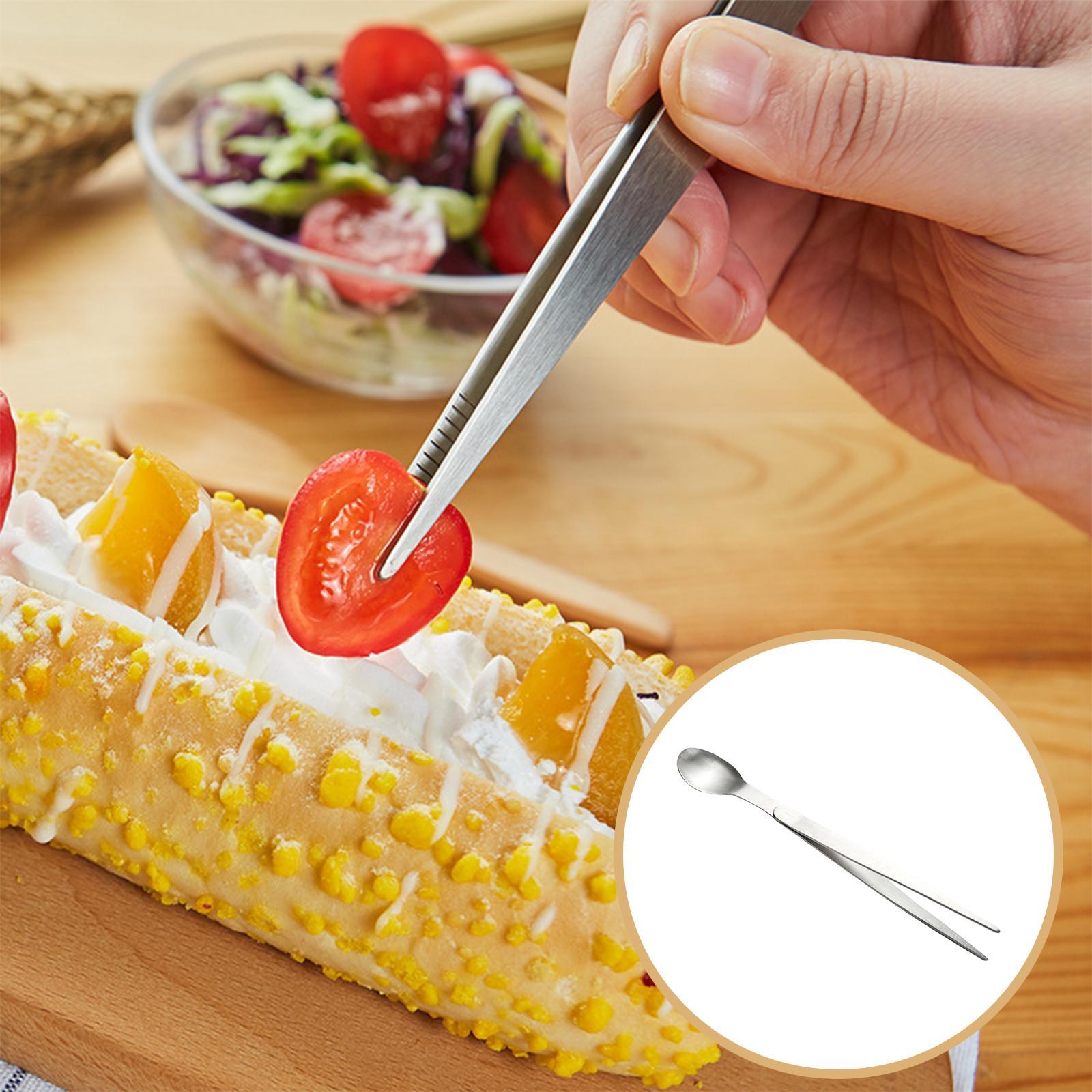 2xStainless Steel Taste 20.5cm for Kitchen Accessories Fruit Party