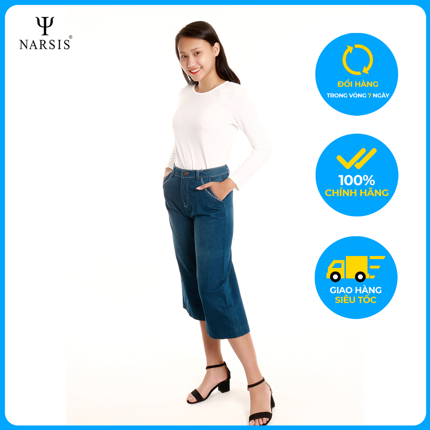 Quần lửng nữ Narsis P6015