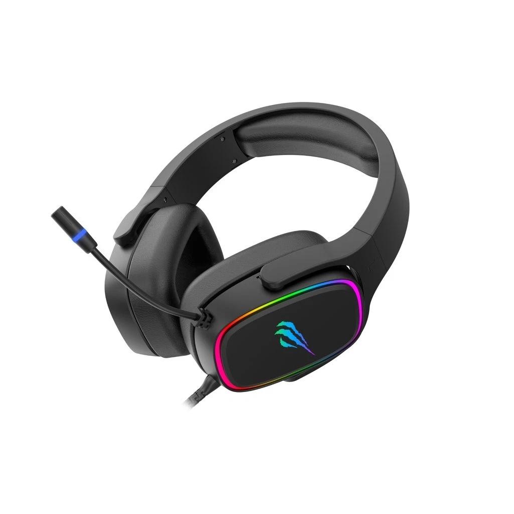 Tai Nghe Gaming Headphone HAVIT H2029U, Driver 50mm, Thiết Kế Khung Thép, Mic Khử Ồn - Hàng Chính Hãng