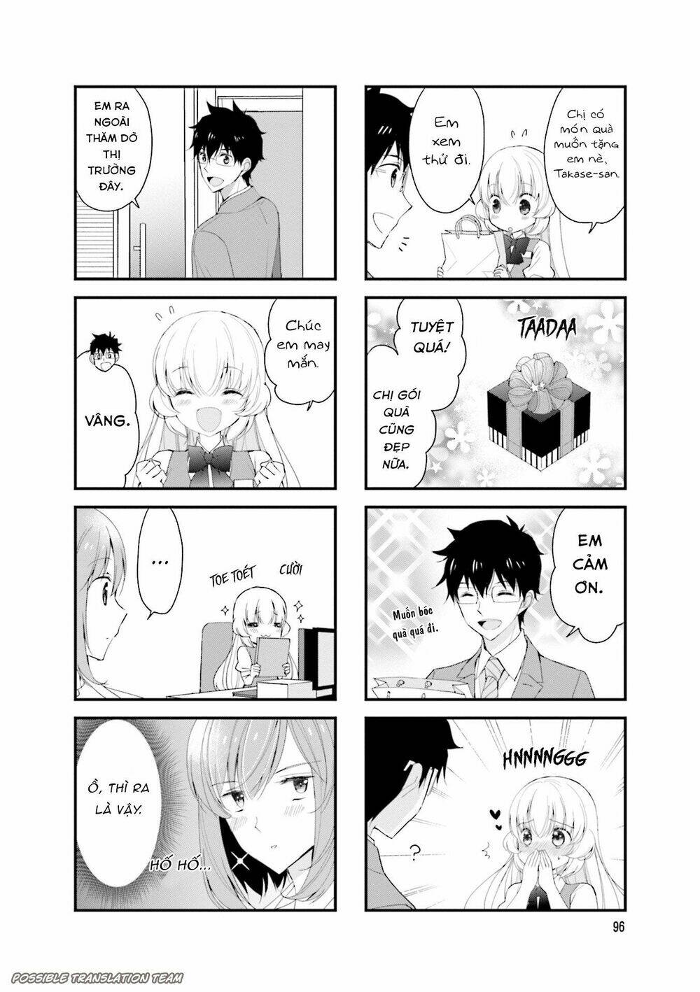 senpai nhỏ nhắn của tôi rất dễ thương chapter 28 4