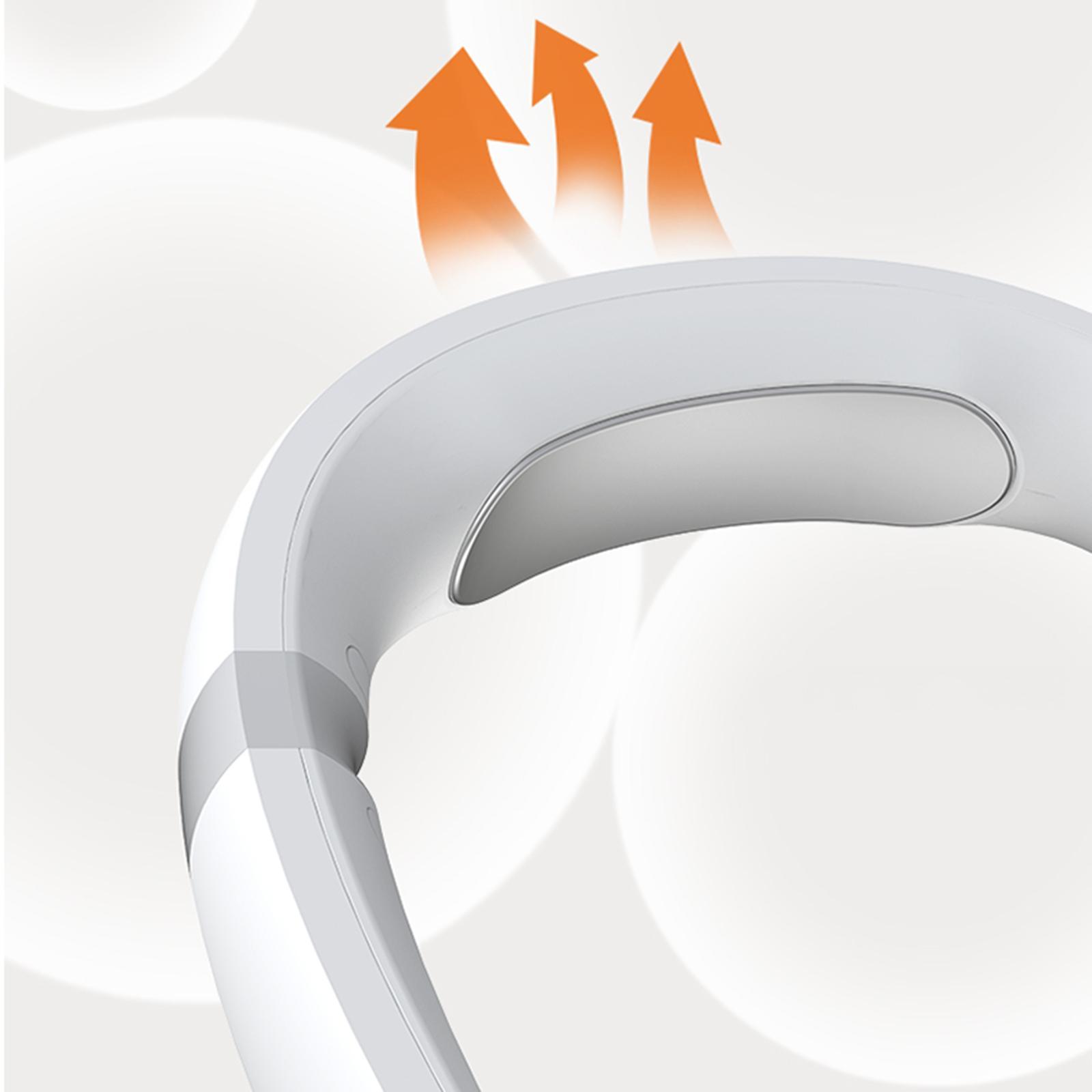 Portable USB Rechargeable Neckband Cooling Fan Neck Hanging Fan With Headset