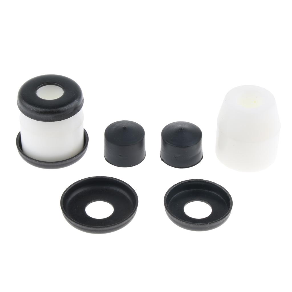 2xSkateboard Rebuild Kit Bushings Washers Pivot Cups for 2 Trucks 5in White