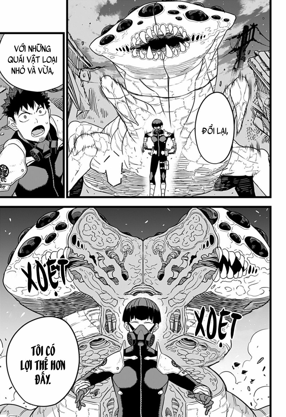hôm nay - tôi hóa kaiju chapter 14 10