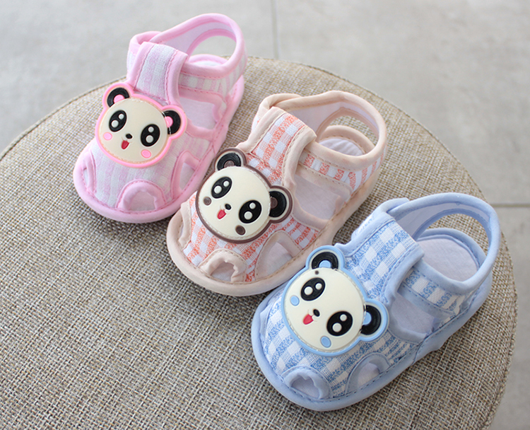 Dép Tập Đi Đế Kép Cho Bé (Giao Màu Ngẫu Nhiên) - Bé Gái - Size 12 (chiều dài dưới 10,5cm - bé 4-8 tháng tuổi)