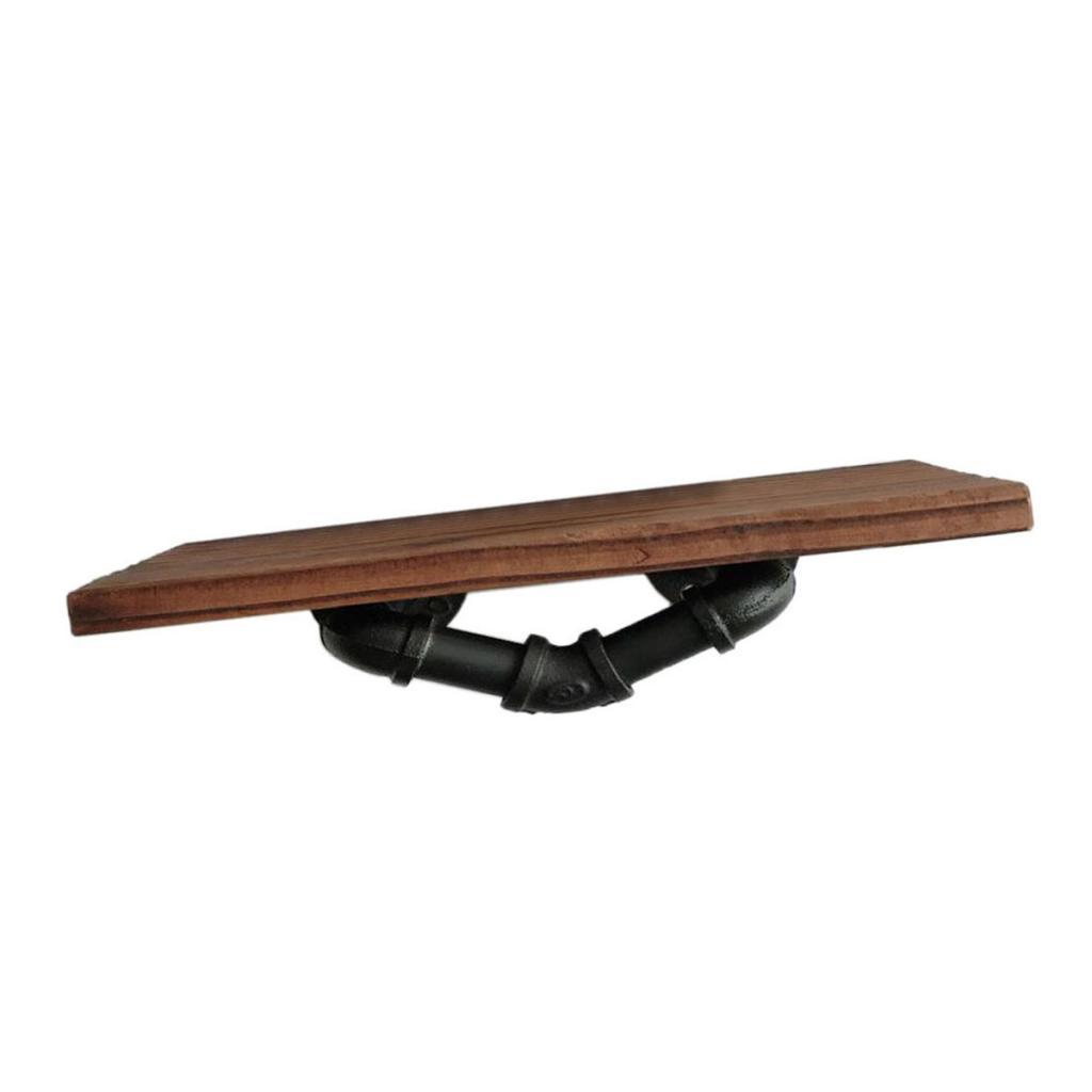 2x Nordic Display Wall Hanging Shelf Floating Shelves Wooden Wall Shelf