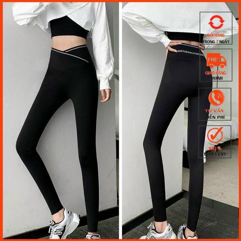 Quần Legging Nữ Cạp Cao gen bụng loại đẹp mới