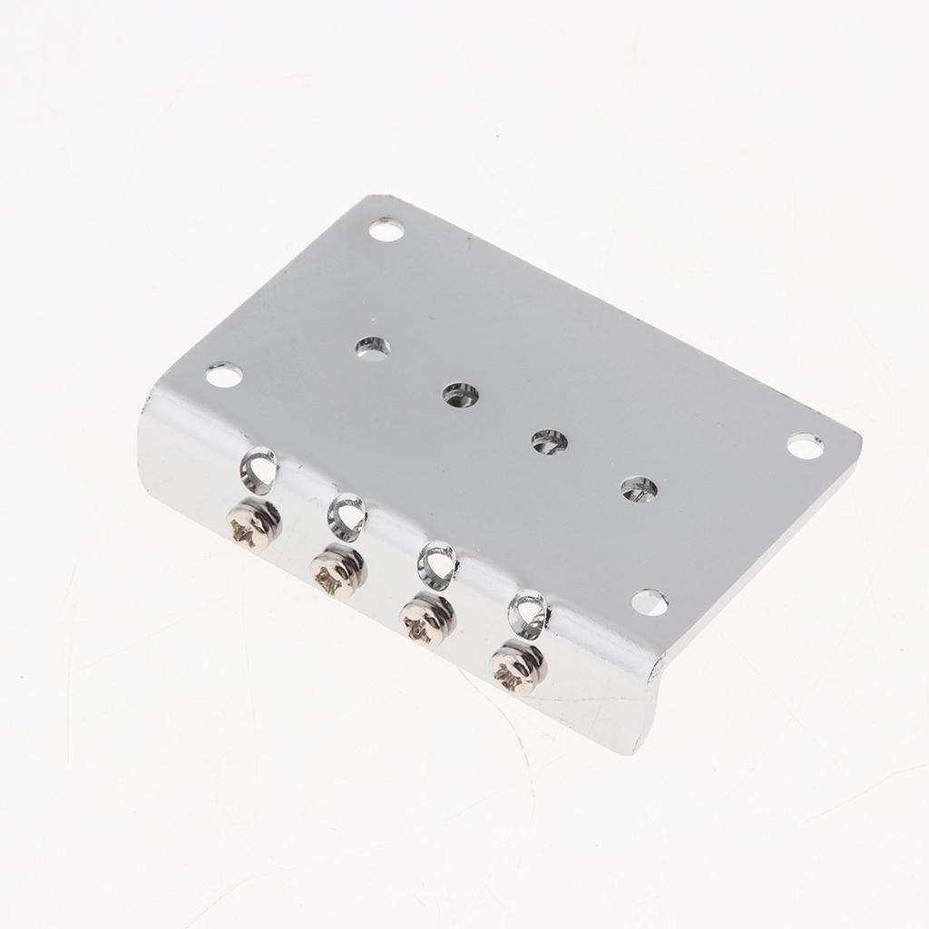 1 Bộ 4 Dây Đàn Guitar Cố Định Cầu Đuôi Vàng cho Đàn Guitar Điện Dụng Cụ Âm Nhạc Phần