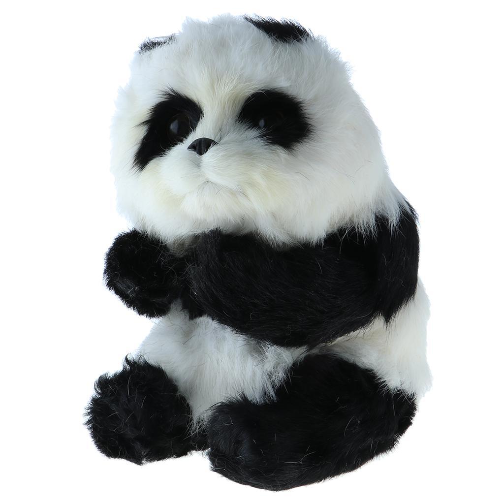 Simulation Panda Plush Animal Model Toy Home & Fairy Garden Decoration