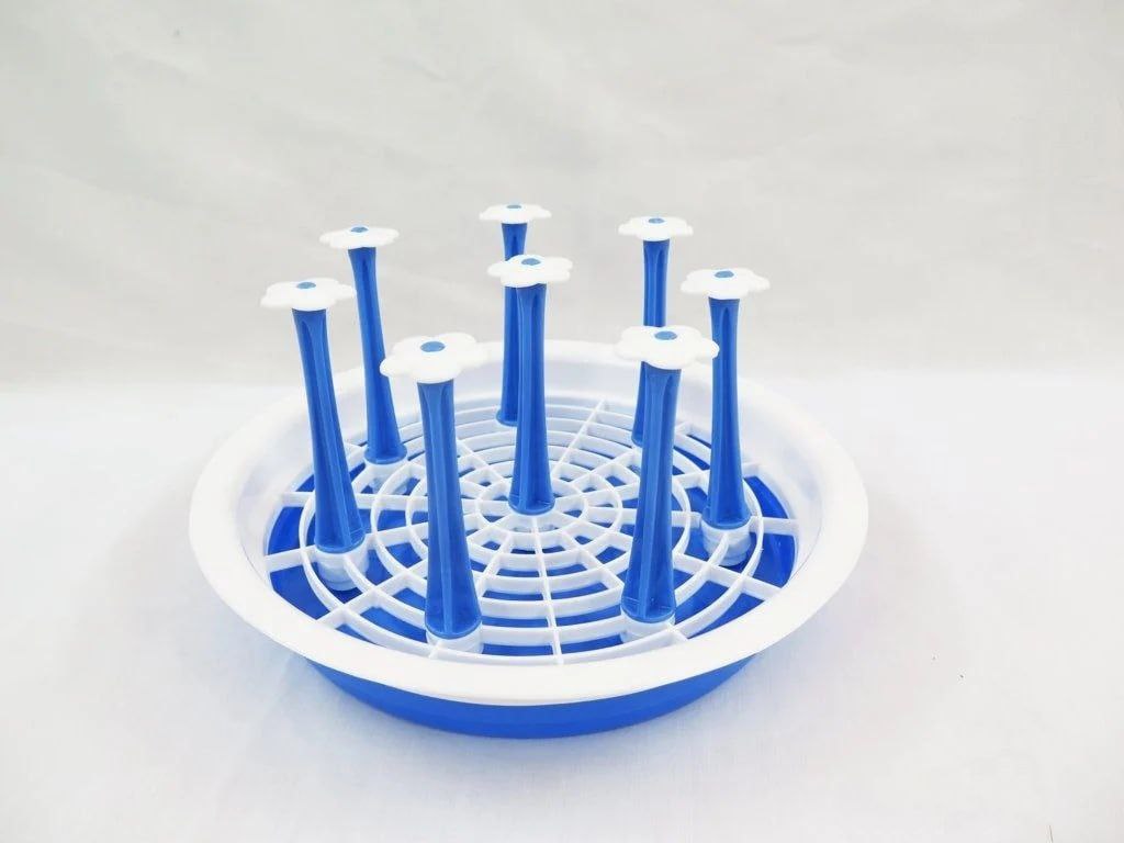 Khay Úp Ly Nhựa 6 Nhánh 8 nhánh Hình Hoa Tiện Dụng MVN 6218-19