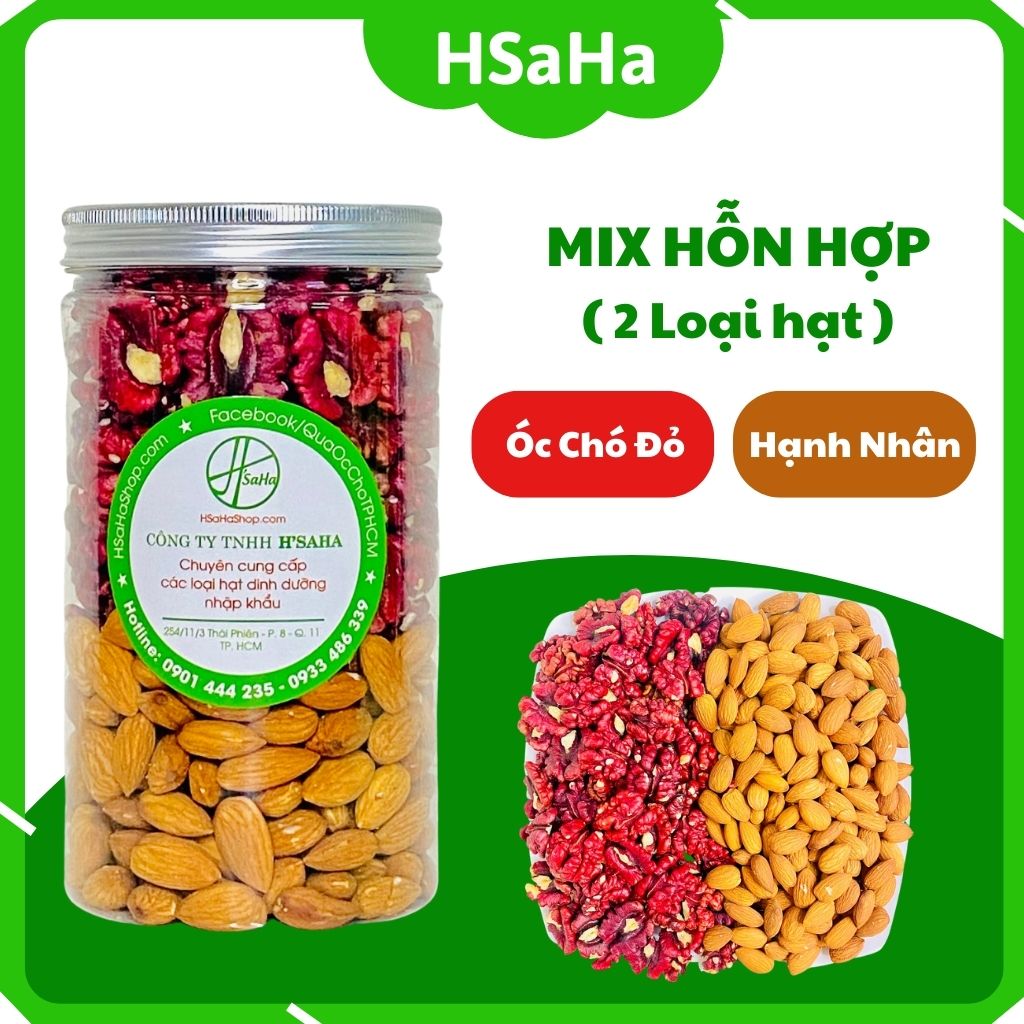 Mix Hỗn Hợp Hạt Tách Vỏ HSaHa